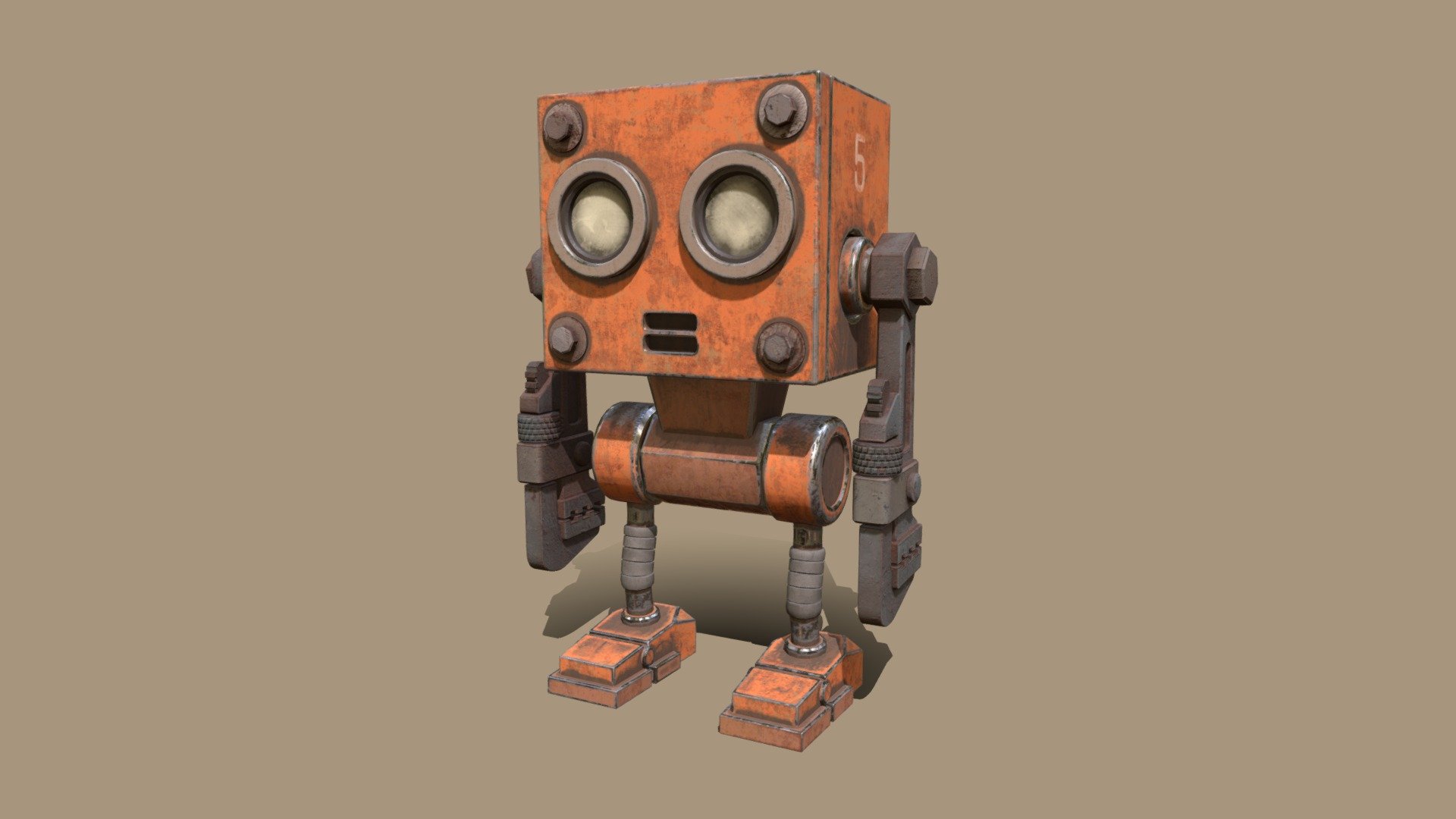 Stylized Cartoony Wrenchbot - 3D model by Art-Teeves [d5ec8ce] - Sketchfab