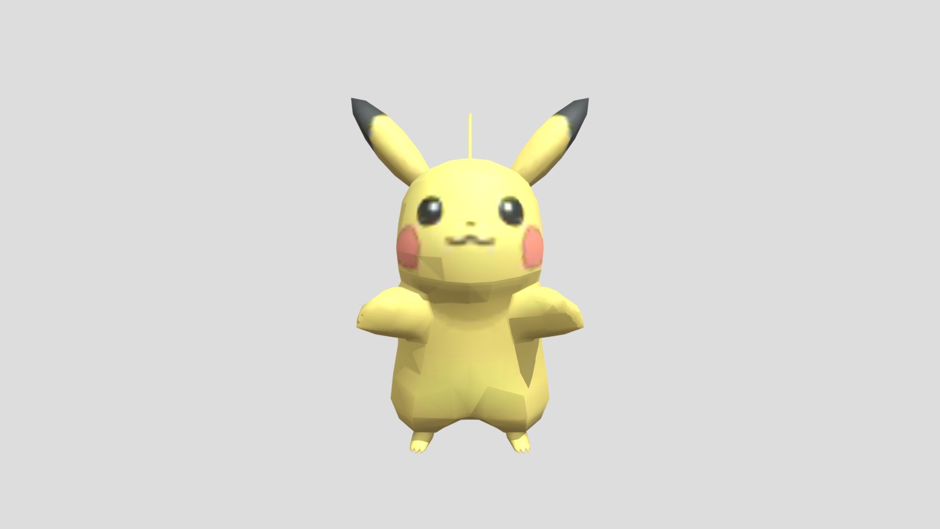 3DS - Pokemon Sun Moon - 025 Pikachu