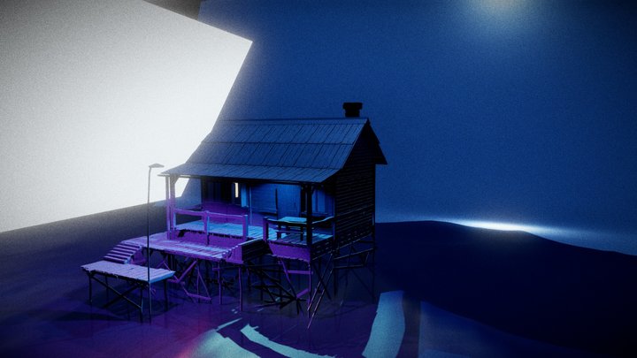 House on the swamp 3D Model