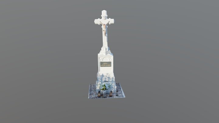 Krzyż 3D Model