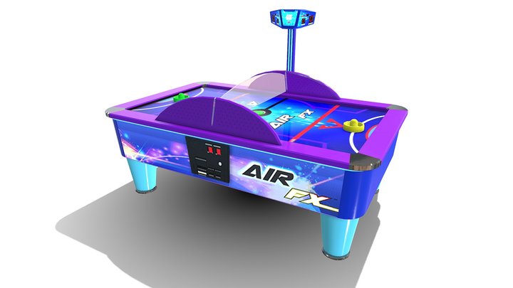 Air Hockey 3D Model
