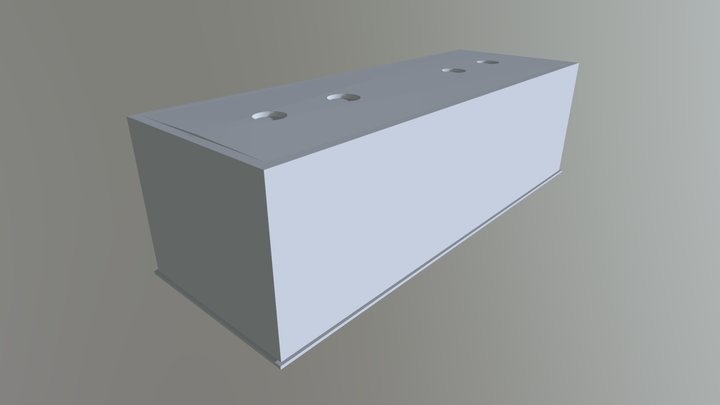 Фундаменты дренажных емкостей 3D Model