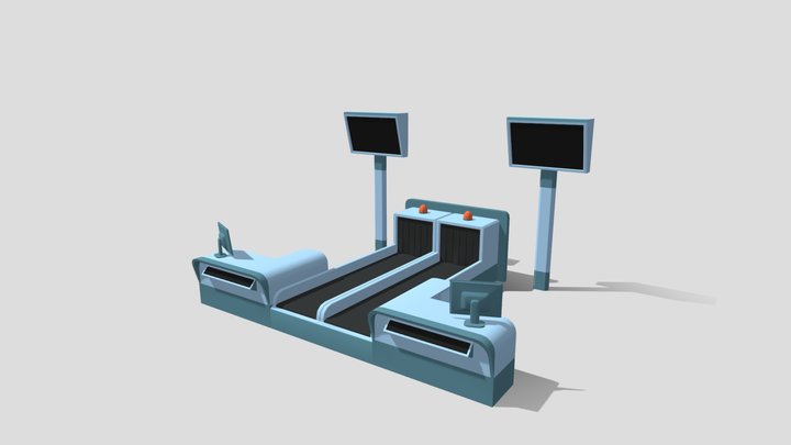 Airport Check In Desk – Free 3D Model STL