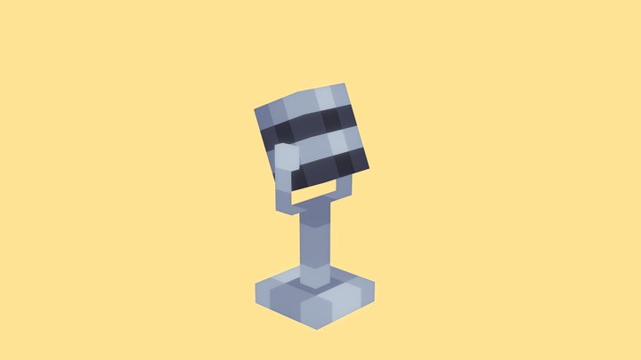 Minecraft Microphone Model 3D Model