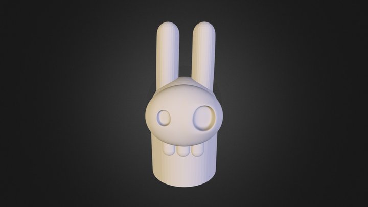Elvis Skull Rabbit Bulbzone 3D Model