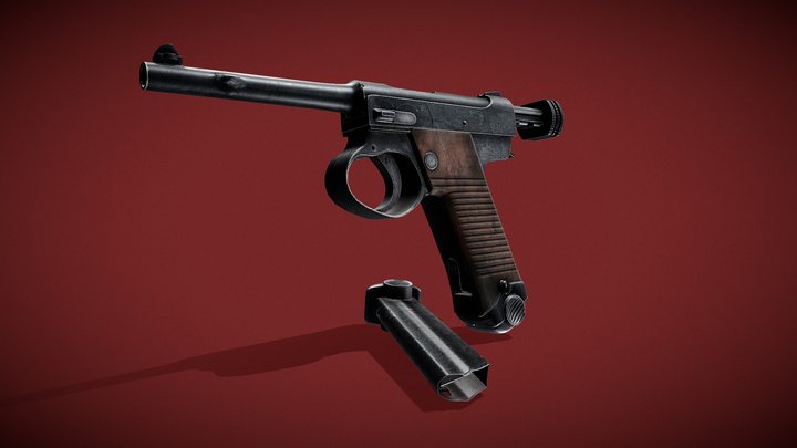 Nambu Type 14 3D Model