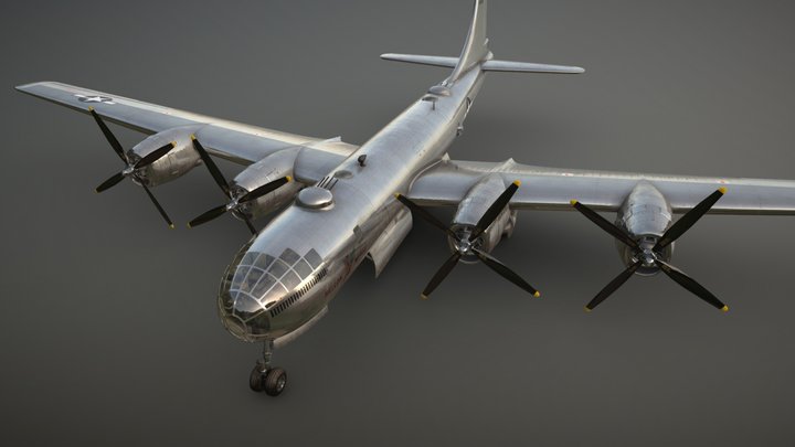 Boeing B-29 Superfortress 3D Model