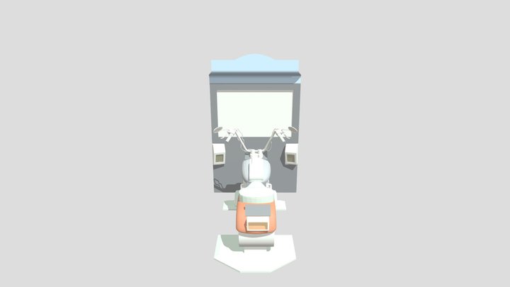 Slot Machine Gambling 3D Model