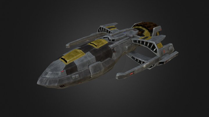 Wasp Heavy Cruiser 3D Model