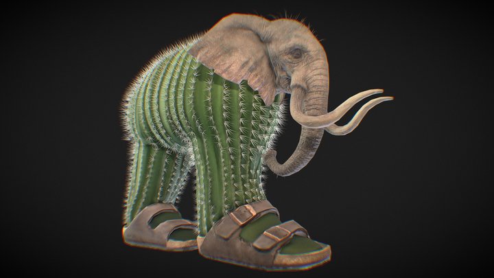 Lirili Larila Game ready 3D model Free Download 3D Model