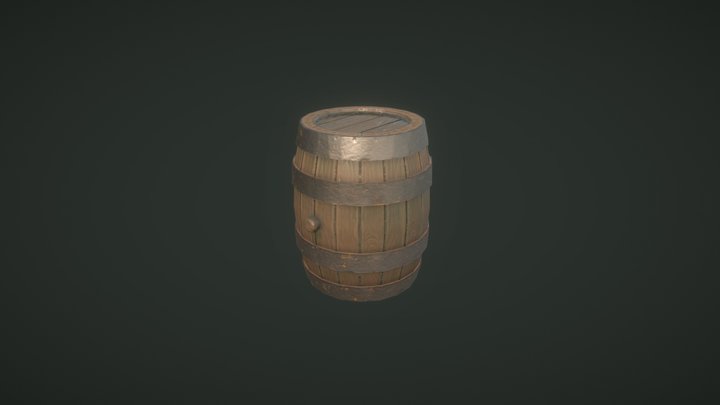 Barrel 3D Model