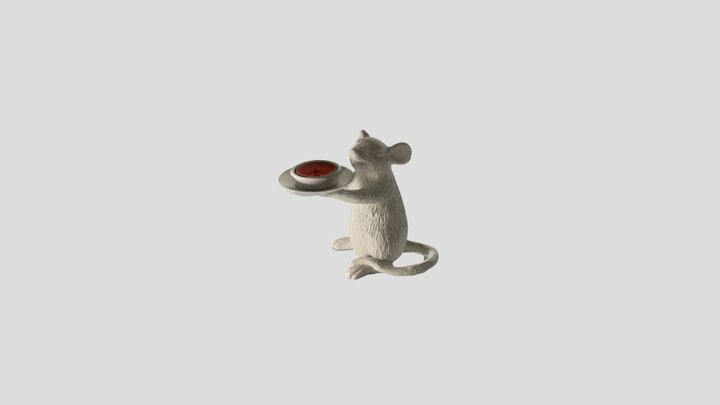 Mouse candle holder 3D Model