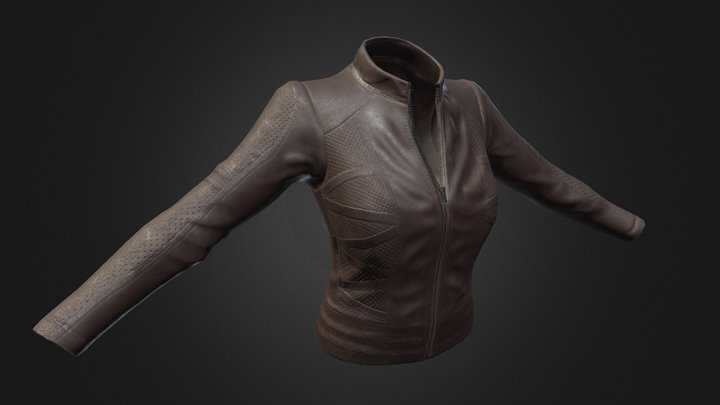 Leather Jacket 3D Model