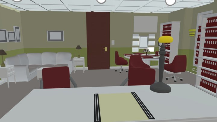 Saul Goodman's office 3D Model