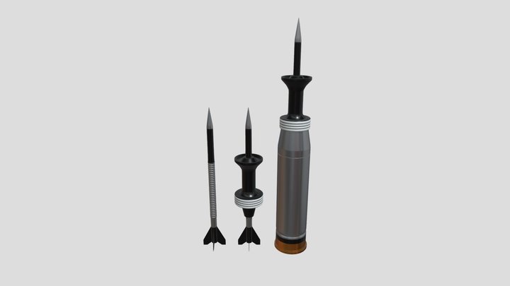 DM 33 APFSDS 3D Model