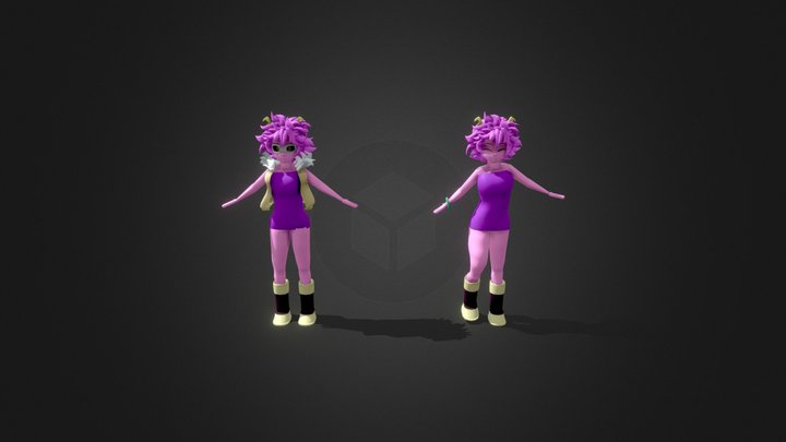 Mina_Ashido_Fullbody 3D Model