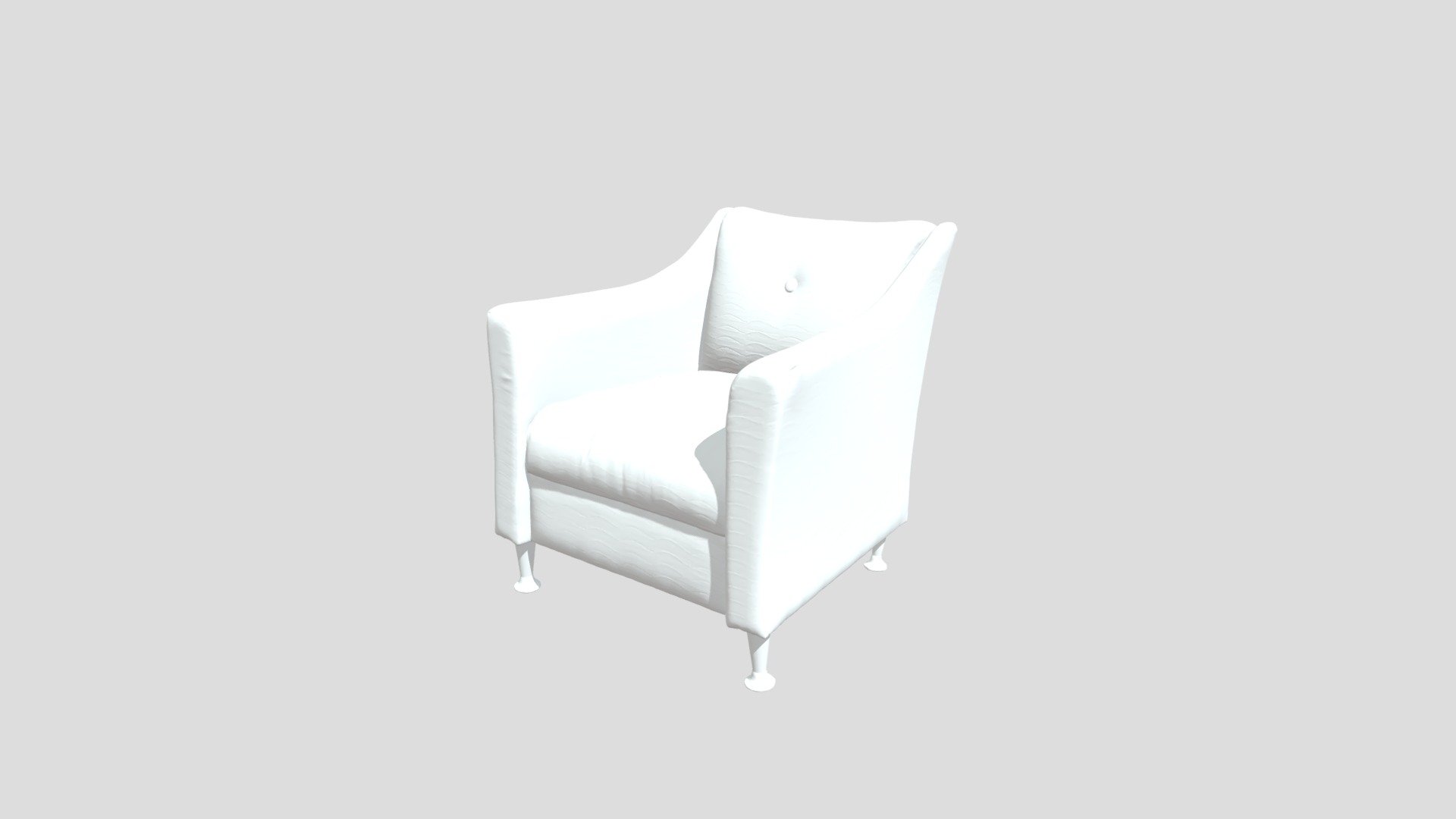 Orange armchair