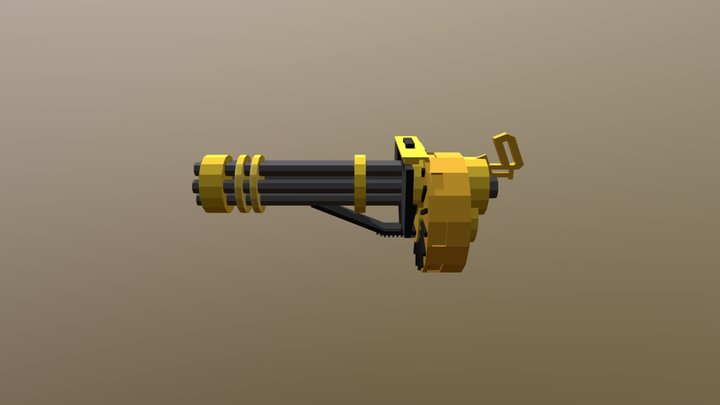 Coco's minigun case [RWBY] 3D Model