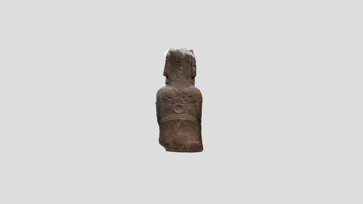 Back of Hoa Hakananai'a 3D Model