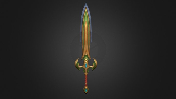 Elven_Sword 3D Model
