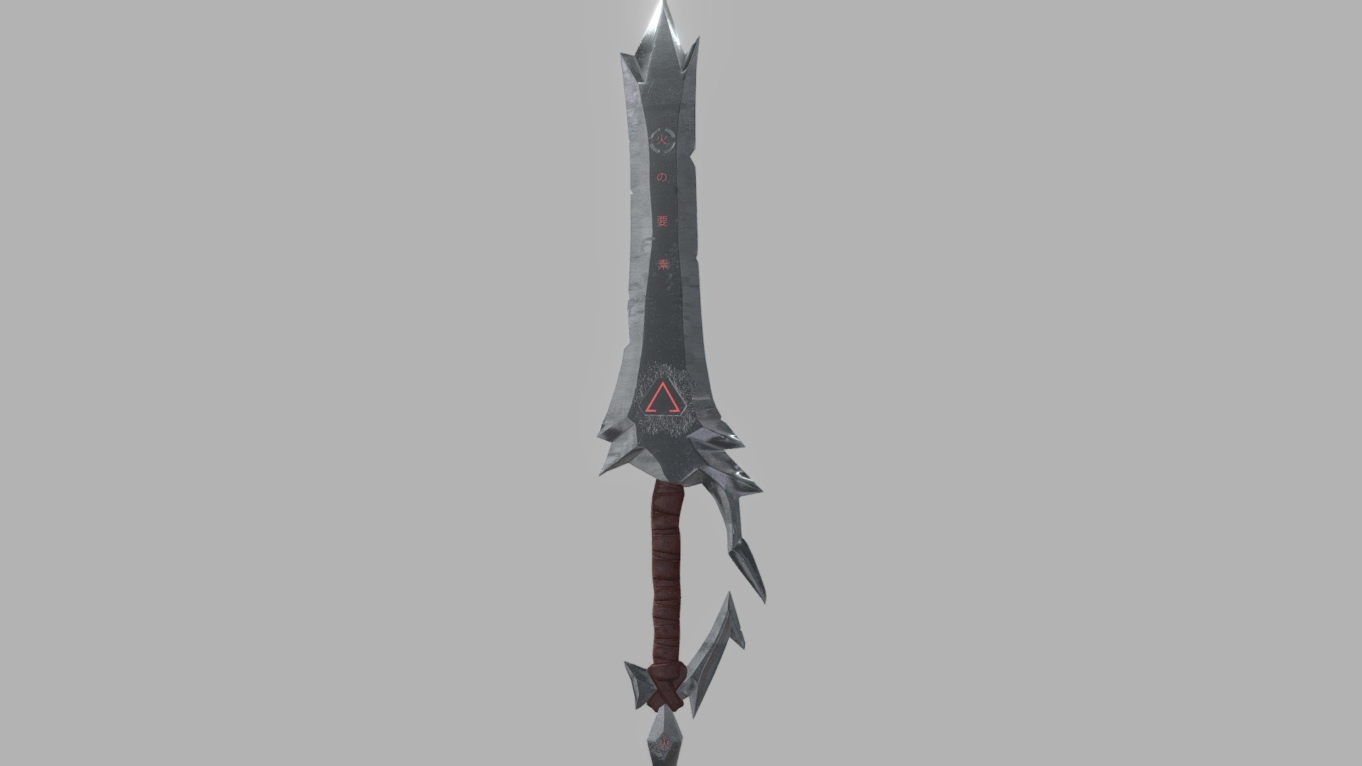 Fire sword - Download Free 3D model by szymon.burek [d5facbd] - Sketchfab