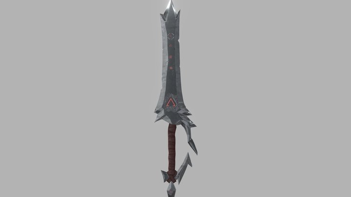 Fire sword 3D Model
