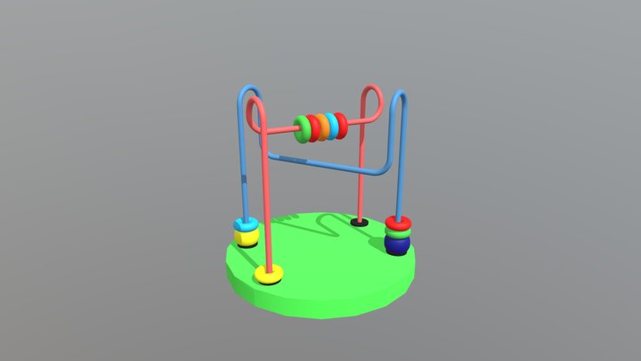 DelosReyes_Alex_Wire and Bead Toy 3D Model