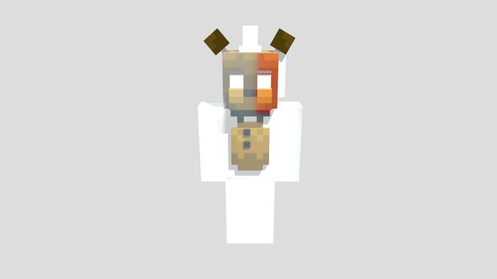 Golden Freddy 3D Model
