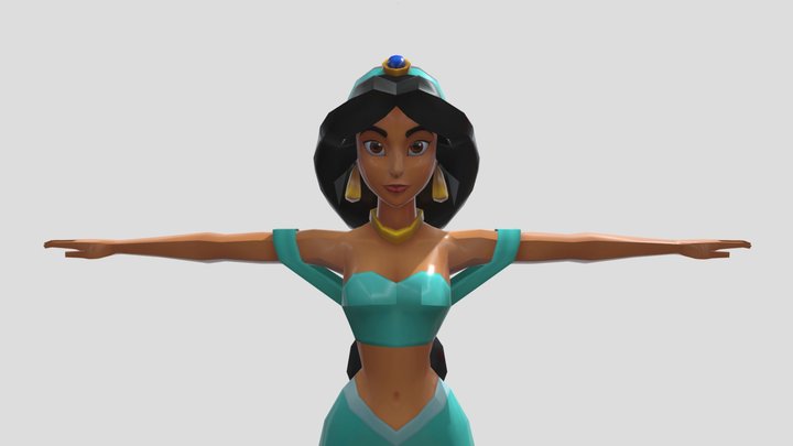 JASMINE PRINCESS ( REMAKE VERSION 2.0 ) – Kostenloses 3D-Modell STL
