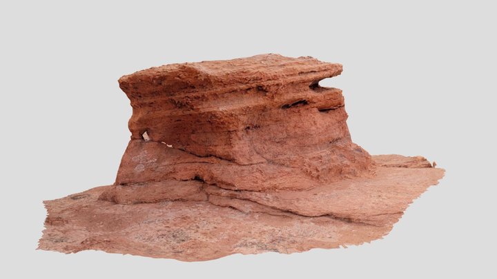 Glen Canyon Pillar 3D Model