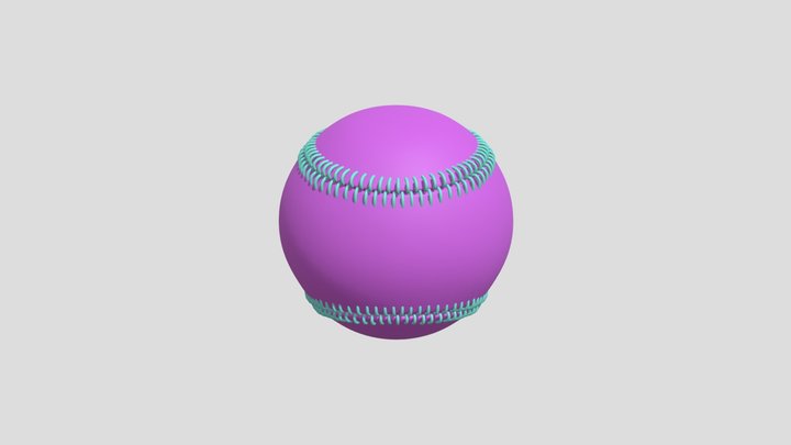 Base Ball 3D Model