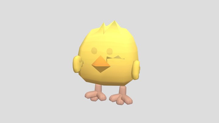 Chicken Gun- Chick 3D Model