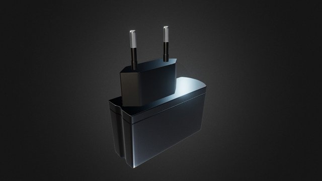 Charger Highpoly 3D Model