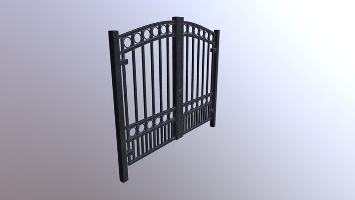 Metal-gate 3D models - Sketchfab