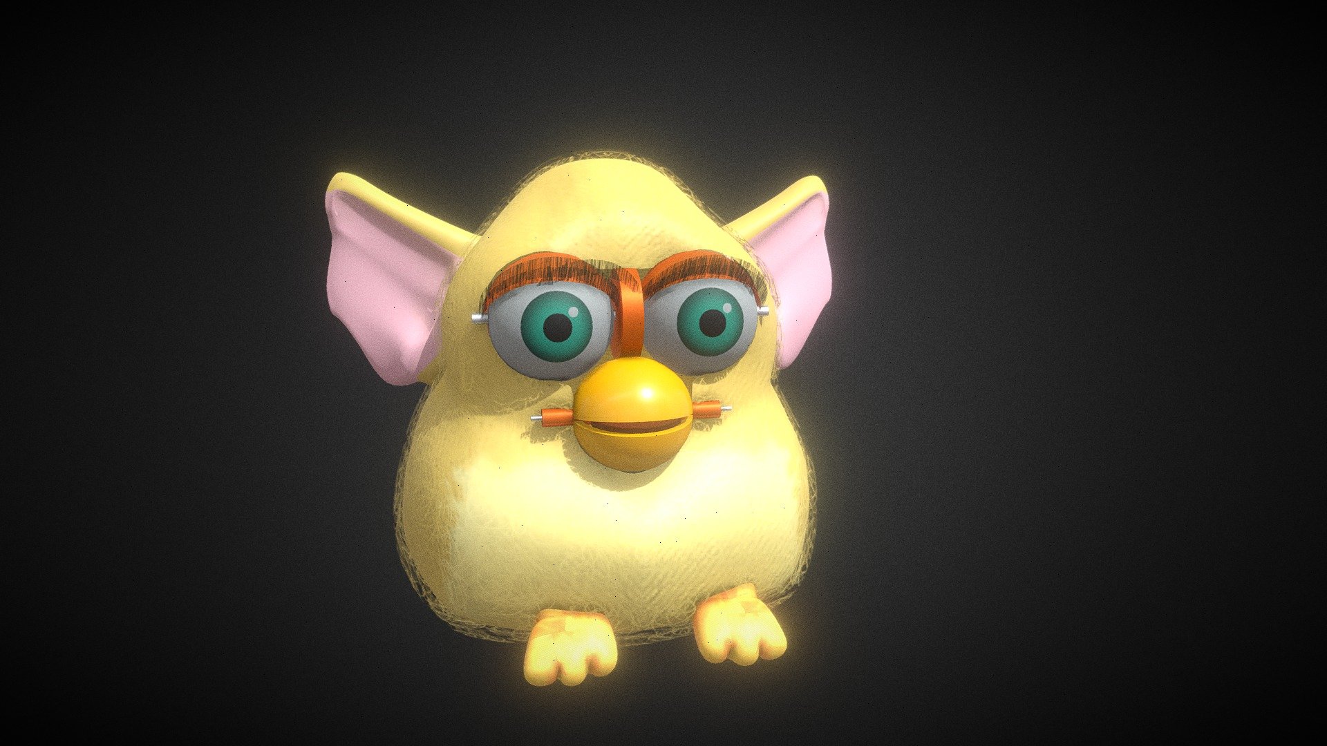 The First Furby V2 Download Free 3d Model By 🇧🇷 Samelcookies 🇧🇷 Fog