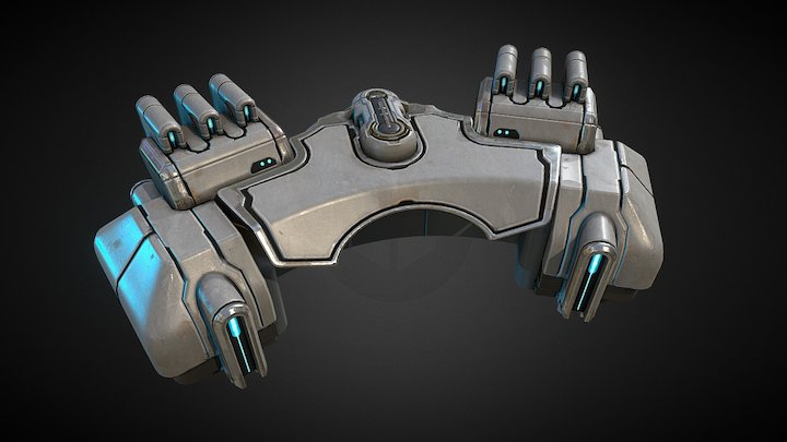 Warframe Tenno Liset Control Table 3D Model