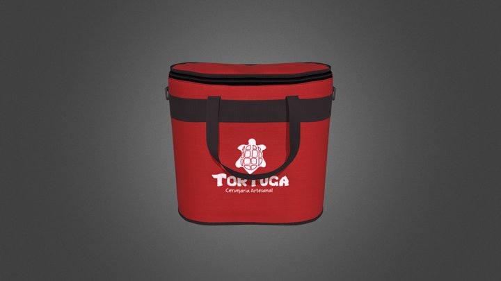 Cooler Bag Lata Tortuga Vermelha 3D Model