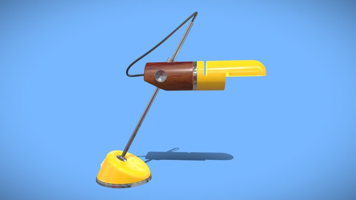 "Torpedo" Desk Lamp 3D Model