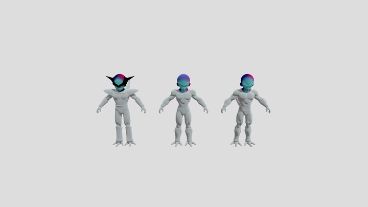 Frieza (All Styles) 3D Model