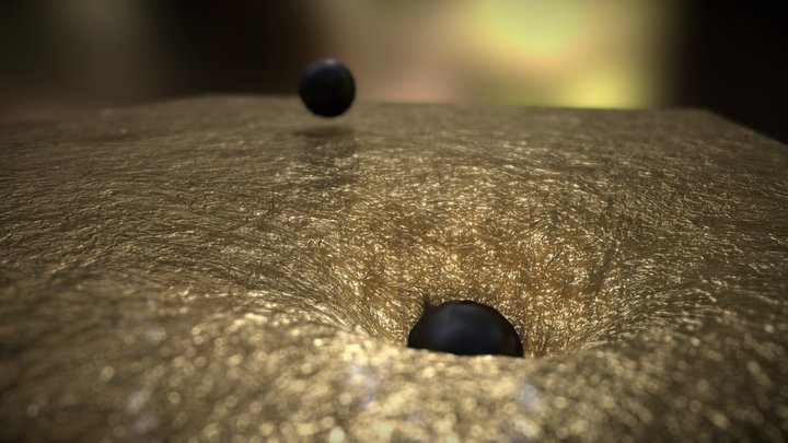 Surface collision animation 3D Model