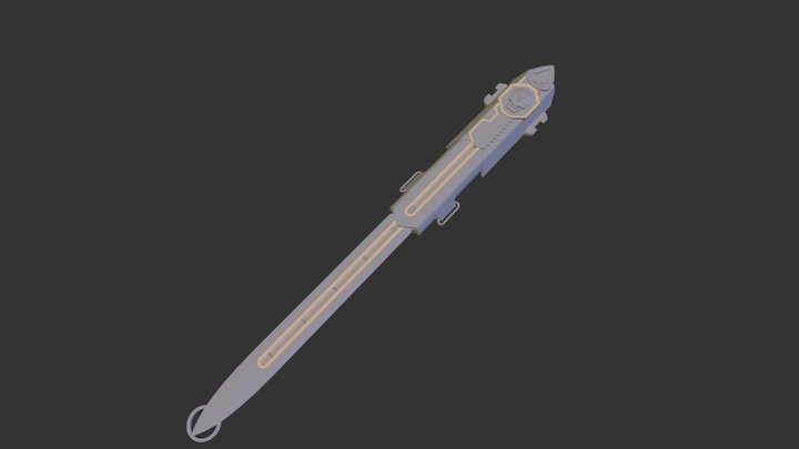 Edward's Hidden blade open 3D Model
