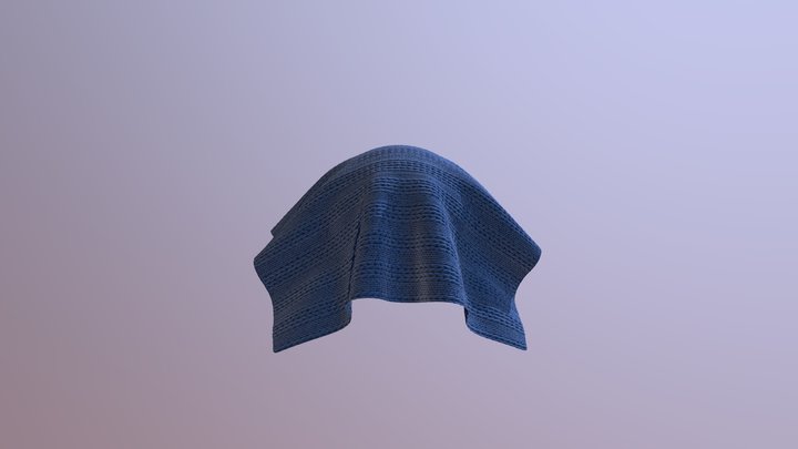 Editable Wool Material 3D Model