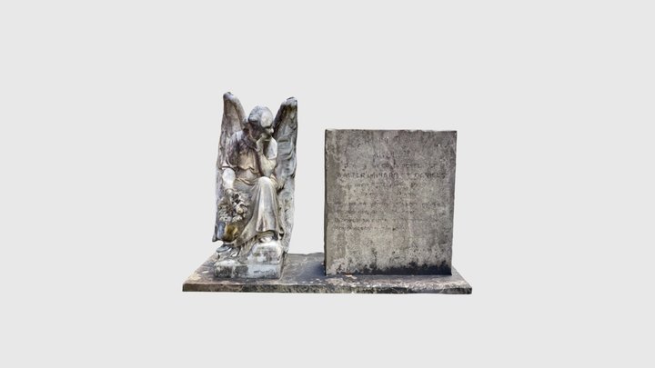 Millie Daniels died 1927 aged 2 3D Model