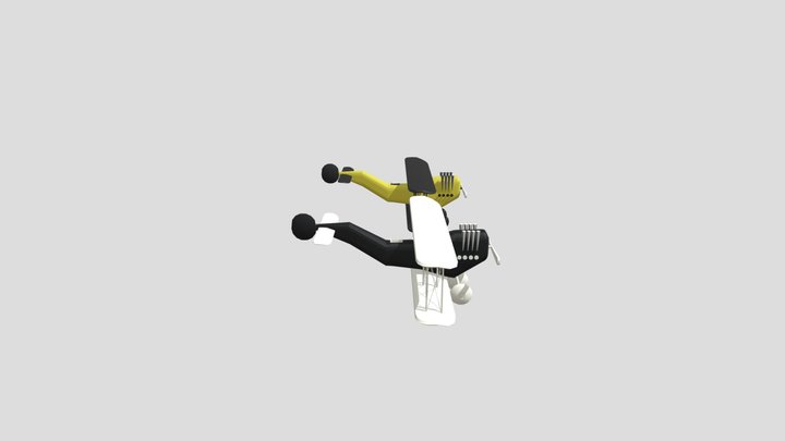 1IGP16E_Moreel_Jasper_Plane_Color_Blockout 3D Model
