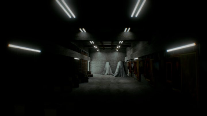 Oblivion (Library Scene) 3D Model