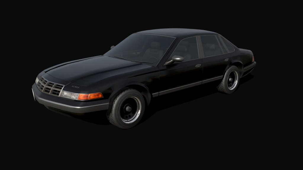 Illinois '90 - Low poly model