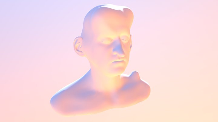 A man possessed by a Jiin. 3D Model