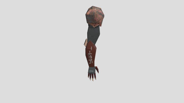 IcarusGunArm_low 3D Model