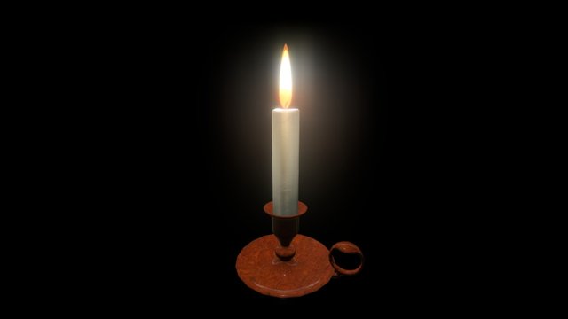 Candle 3D Model