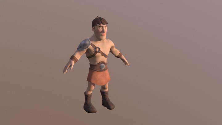 Gladiator 3D Model